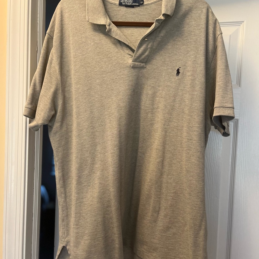Polo by Ralph Lauren Men's Gray Polo Shirt
